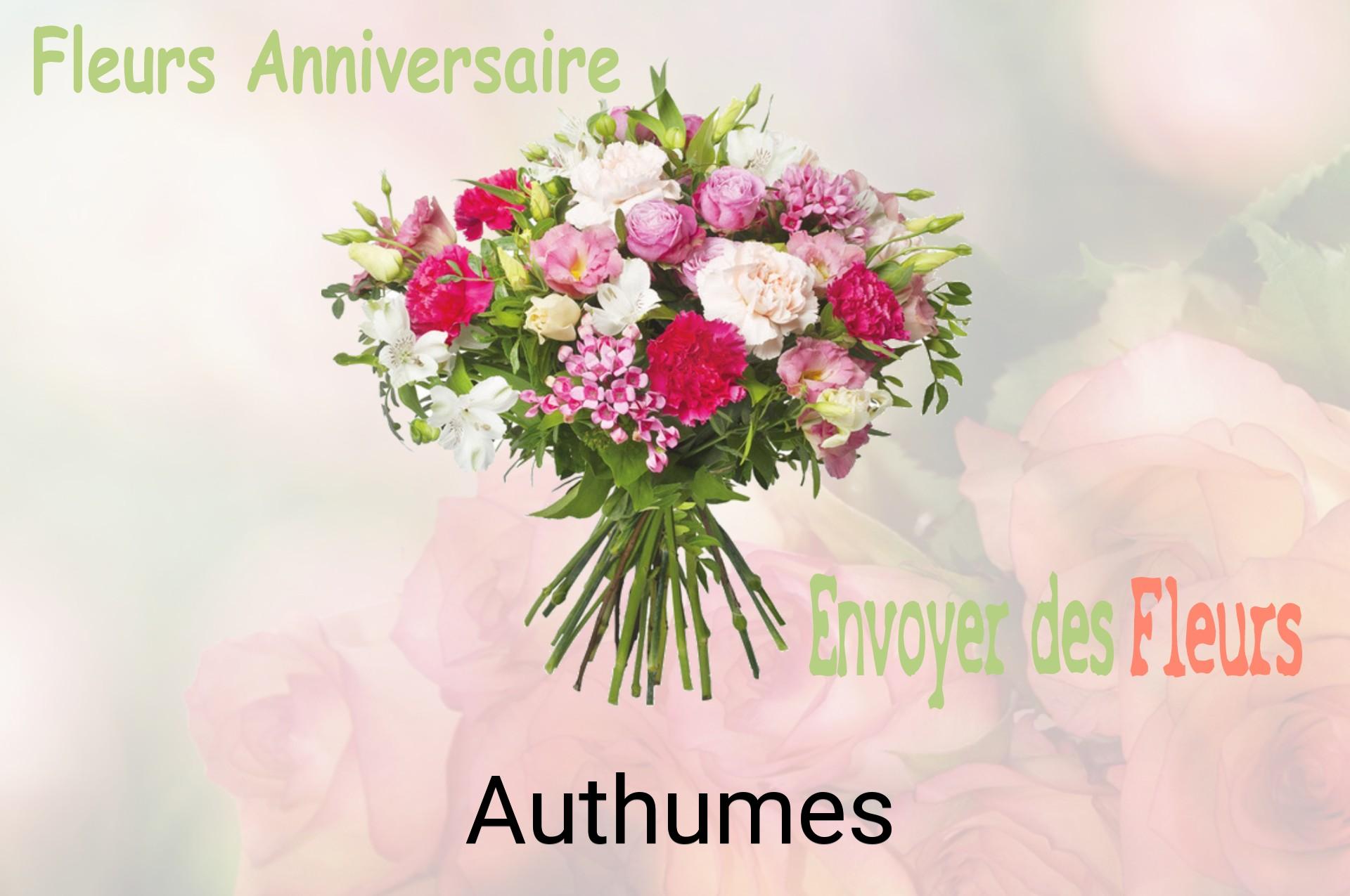 Bouquet de fleurs d’anniversaire livré à Authumes