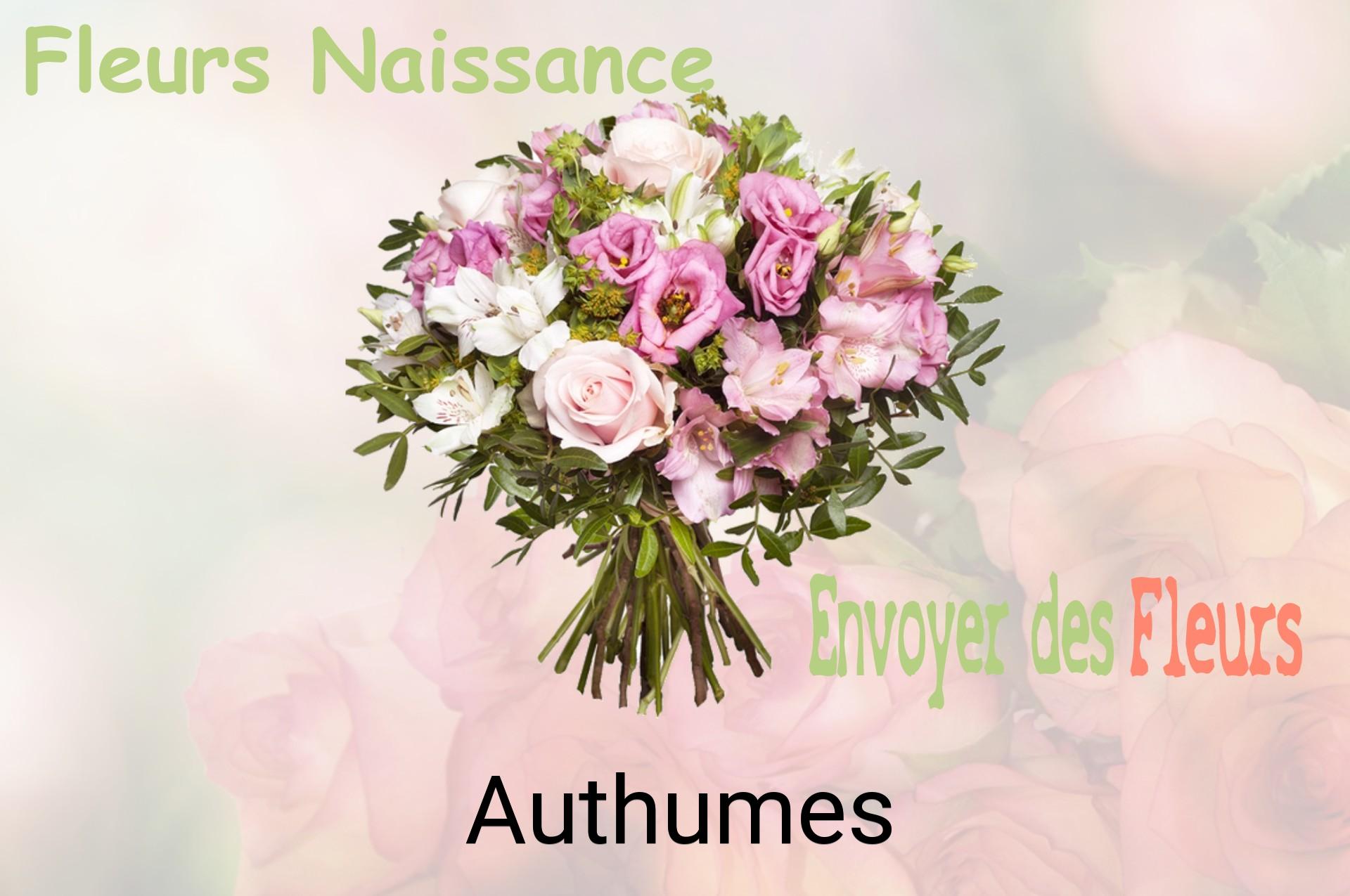Bouquet de fleurs de naissance livré à Authumes